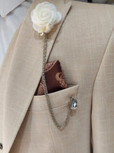 Gebroken wit corsage bruidegom - Pomandi.com